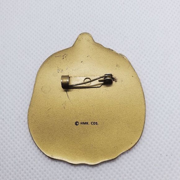 Vintage Hallmark Jack-o-lantern Pumpkin Brooch - Picture 3 of 4